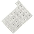 thumbnail image 1 of Necvior 22keys Ice Crystal Clearly Keycaps Effortless Setups Keycaps for Numeric Keyboard Keyboard Customization Keycaps, 1 of 10