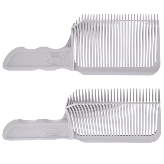 Necvior 2Pcs Heat Resistant Professional Hair Cutting Combs for Men Haircut Comb Salon Quality Blending and Positioning Tools