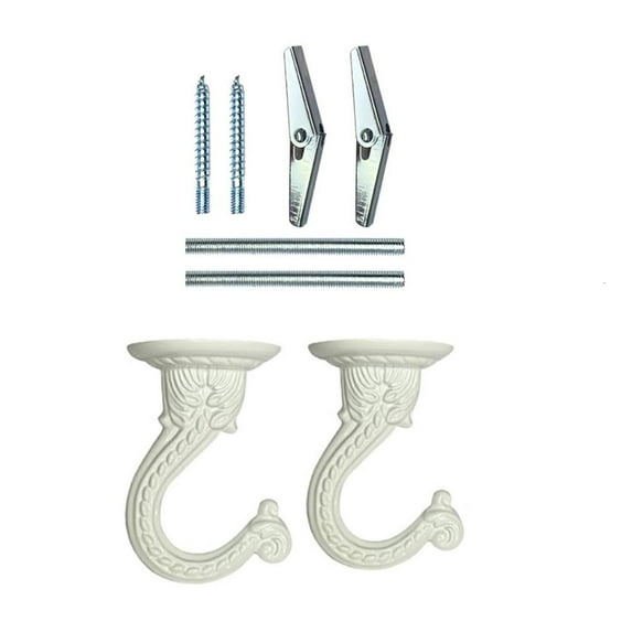Necvior 2Pcs Practical Ceiling Hooks Sturdy Hangers For Hanging Decorations And Plant