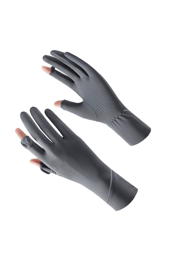 2lots Quick Drying Gloves Sunscreen Split Finger Mittens Sun Resistant Gloves for Outdoor Use