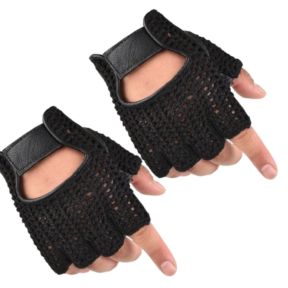 Necvior 2pcs Light Weight Glove Cycling Glove Biking Mittens Shock-Absorbing Glove