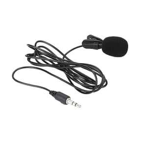 Necvior 3.5mm Lavalier Microphone Hands-Free Mini Wired Collar Clip Mic for PC Laptop,for YouTube Video Shooting,Video Conference, Vlogging