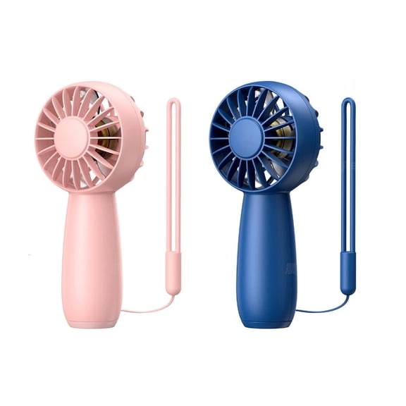 Necvior 3 Speed Small Portable Quiet Rechargeable Fan for Home Bedroom Office 2Pcs