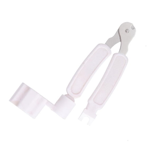 Necvior 3 in 1 Guitar String Winder String Cutter Bridge Pin Puller Tool Easy to Use