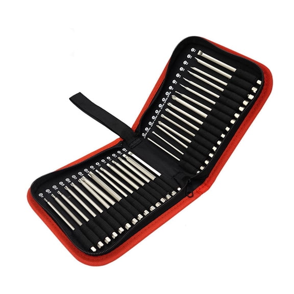 Necvior 30 Pieces 1/4-Inch Hex Shank Long Screwdriver Bits Set Tool Steel Torx Bits