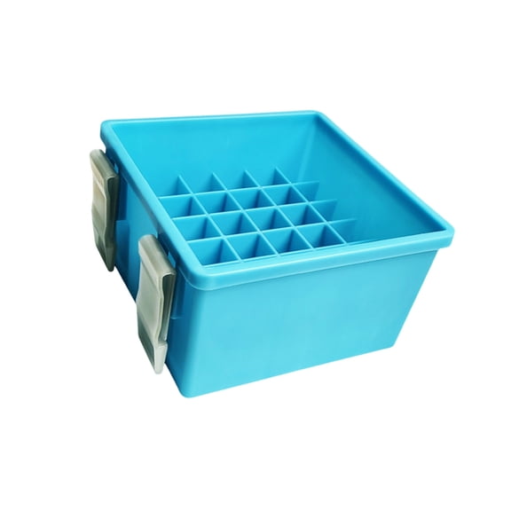 Necvior 36 Grid Fishing Lures Baits Organizers Minnow Squid Jig Hard Baits Container Webfoot Lures Case Fishing Box Lined Box