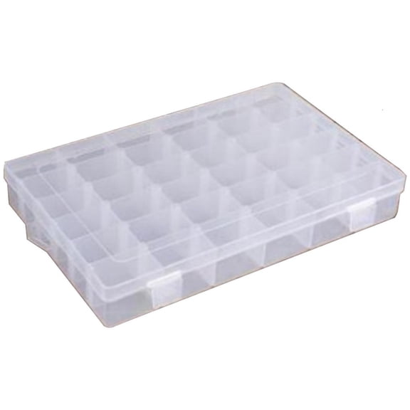 Necvior 36 Grids Jewelry Box Storage Toolbox Organizer Storage Container with Dividers