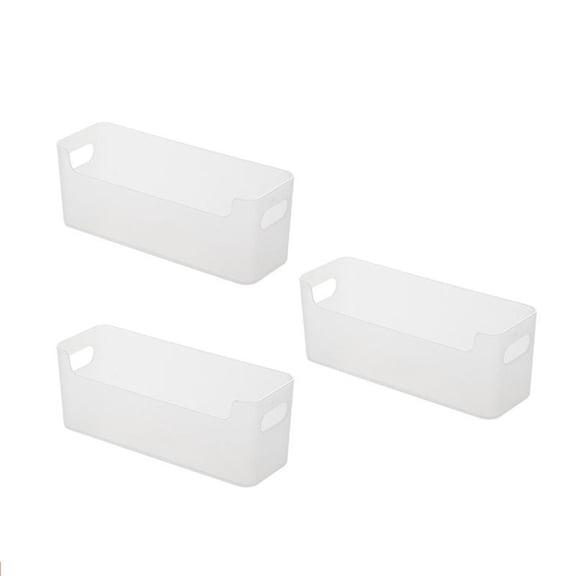Necvior 3Pcs Wall Hang Organizer Box No Drill Installation Box for Renters and Students