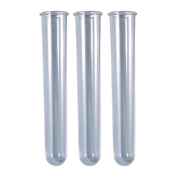 Necvior 3Pieces Clear Test Tube Planter Acrylic Plant Vases For Indoor Greenery Display