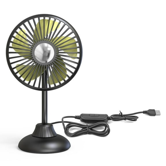 Necvior 4.5inch Rechargeable Mini Hose Small Fan 3-Speed Cooling Fan for Bedroom Bedside