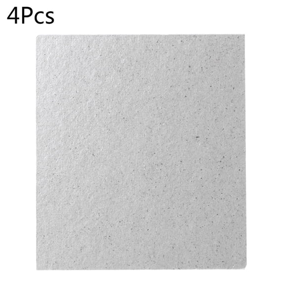 Necvior 4pcs Universal Microwave Oven Mica Plates Sheets Cover Thick Replacement Parts
