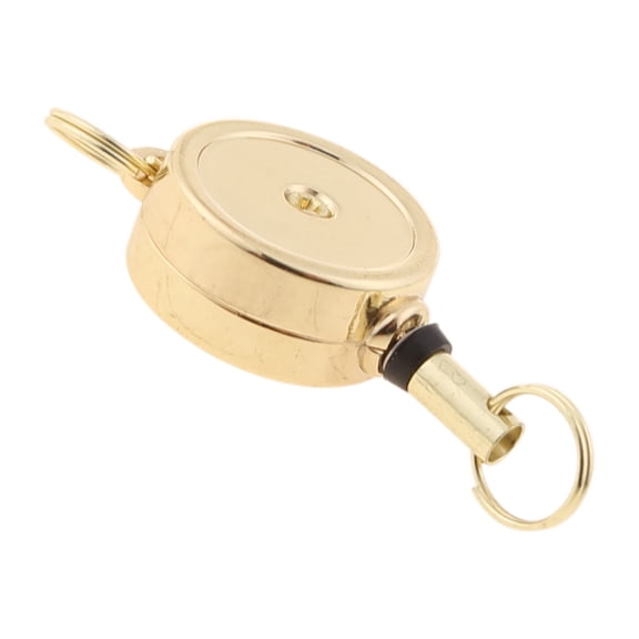 Necvior Metal Casing for Key Ring Zinc Alloy Carabiner Retractable Badge Keychain