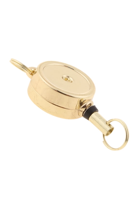 Metal Casing for Key Ring Zinc Alloy Carabiner Retractable Badge Keychain