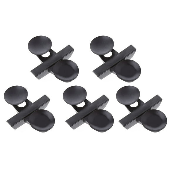 Necvior 5 Pack Aquarium Isolation Plate Fish for Tank Divider Clip Black Suction Cup Hol