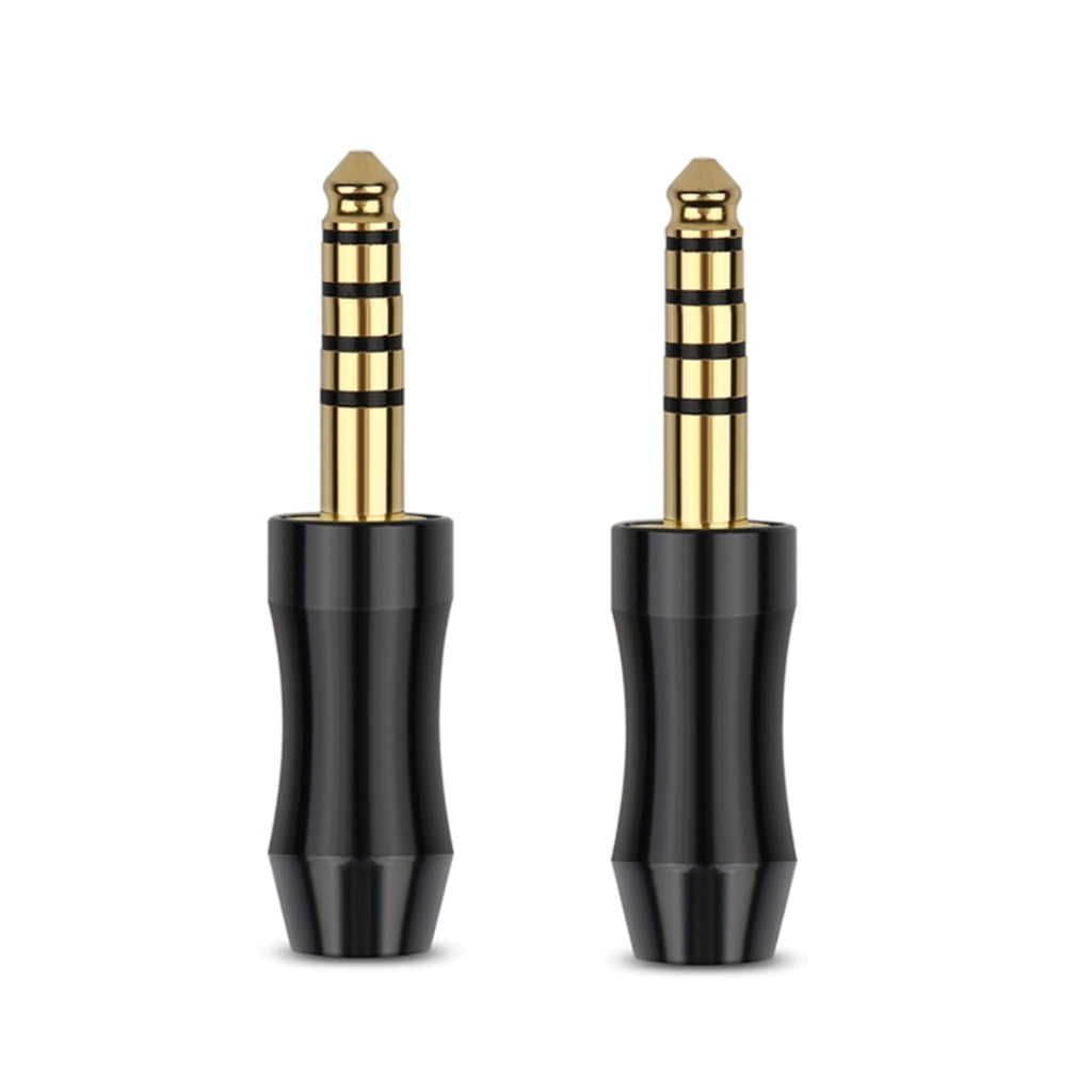 Necvior 5 Pole Stereo Jack HiFi Balanced Plug 2Pcs Professional 4.4mm ...