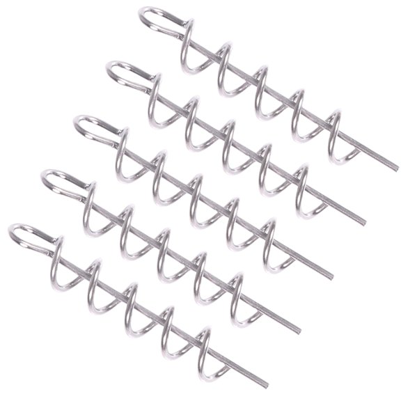 Necvior 50Pcs Fish Hook High Carbon Steel Spring Fishing Tackle Fishing Lock Accessory
