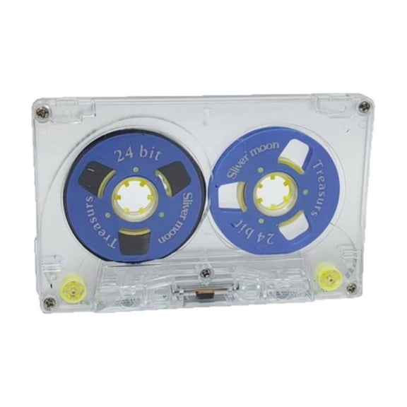 Necvior 54 Minutes Blank Sound Cassette Tape Plastic Reel for Recording & Playbacks Use