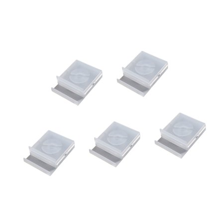 Necvior 5Pcs Retractable Data Cord Storage Box Cable Management for Business and Travel
