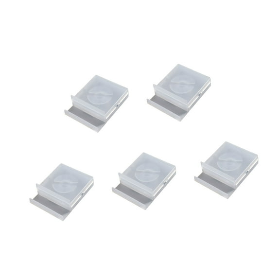 Necvior 5Pcs Retractable Data Cord Storage Box Cable Management for Business and Travel