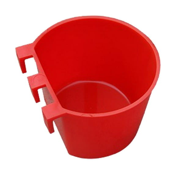 Necvior 5pcs Bird Watering Cups Plastic Bowls for Poultry and Pet Birds Food Storage