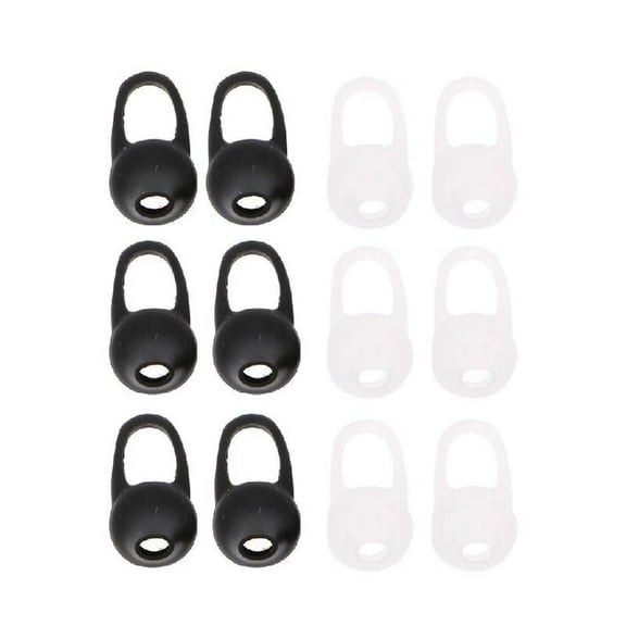 Necvior 6 Pairs Silicone Earbud Tips Pad Replacement For