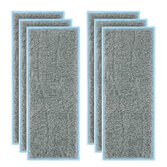 Necvior 6 Pcs Vacuum Cleaner Replacement Mop for Braava Sweeper Robot Wet Dry Mopping Pads Washable Cloths Vacuum Cleaner Replacement Parts Accessories