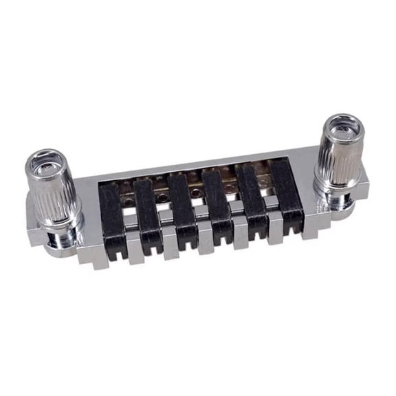 Necvior 6 String Guitar Bridge Tailpiece Stop Bar Bridge Tailpiece with Tuners Studs