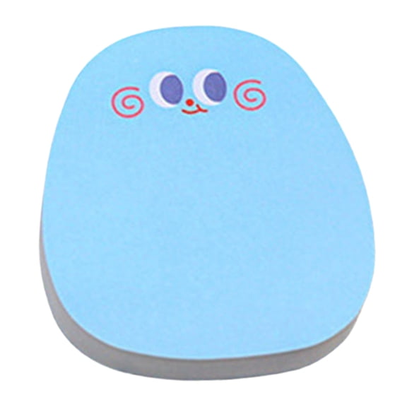 Necvior 60 Sheets Self Adheive Note Paper Small Notepads Cartoon Notes Unllined Sheet Reminders on Fridges Notebook Calendar