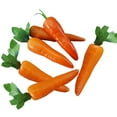 thumbnail image 1 of Necvior 6PCS Artificial Carrots for Kitchen Display Dollhouse Simulations Crafts, 1 of 10