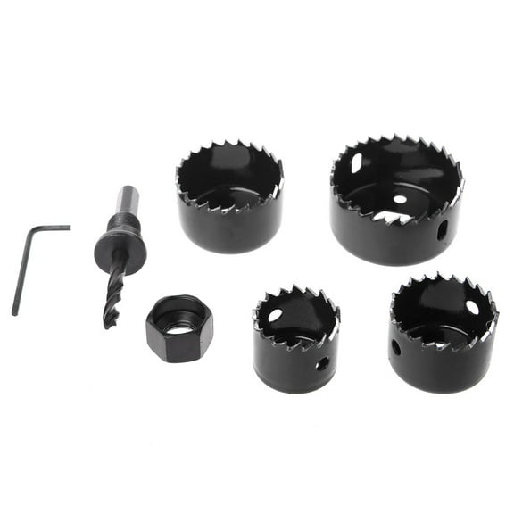 Necvior 6Pcs Hole Circular Set Drill Bit Cutting Cutter Round 32mm 38mm 45mm 54mm
