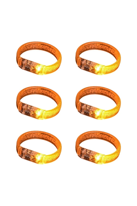 6pcs Color Changing LED Bracelets Children Birthday Accessories Concert Jewelry
