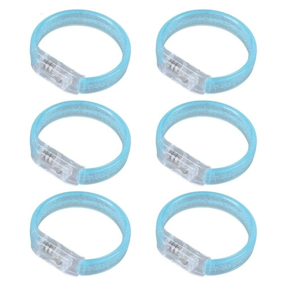 Necvior 6pcs Color Changing LED Bracelets Children Birthday Accessories Concert Jewelry