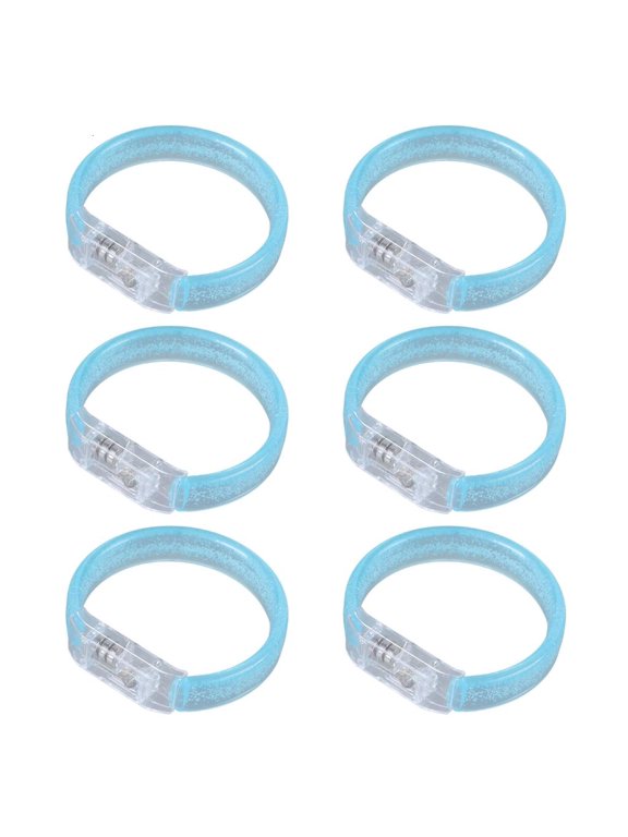6pcs Color Changing LED Bracelets Children Birthday Accessories Concert Jewelry