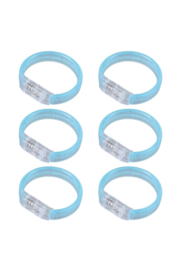 6pcs Color Changing LED Bracelets Children Birthday Accessories Concert Jewelry