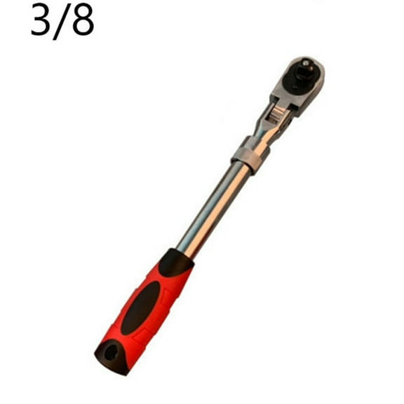 Necvior 72-Tooth Carbon Steel Retractable Ratchet Wrench 1/4 1/2 3/8 Automatic Quick Release Spanner Multifunctional Hand Tool