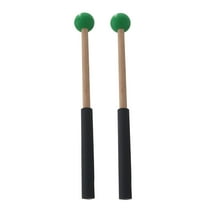 Necvior 8’’ Drum Sticks Rubber Mallets Percussion Anti-Slip Stick Musical Percussion Instrument Gift for Guitarist Singer Player