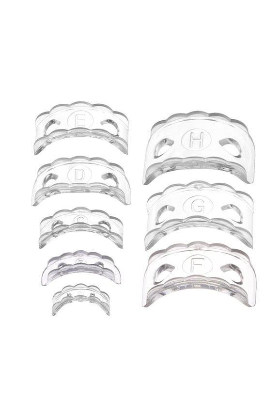 8 Pack Multifuntional Ring Size Adapters Soft Silicone Inserts Assorted Sizes Ring Adjusters for Various Ring Types