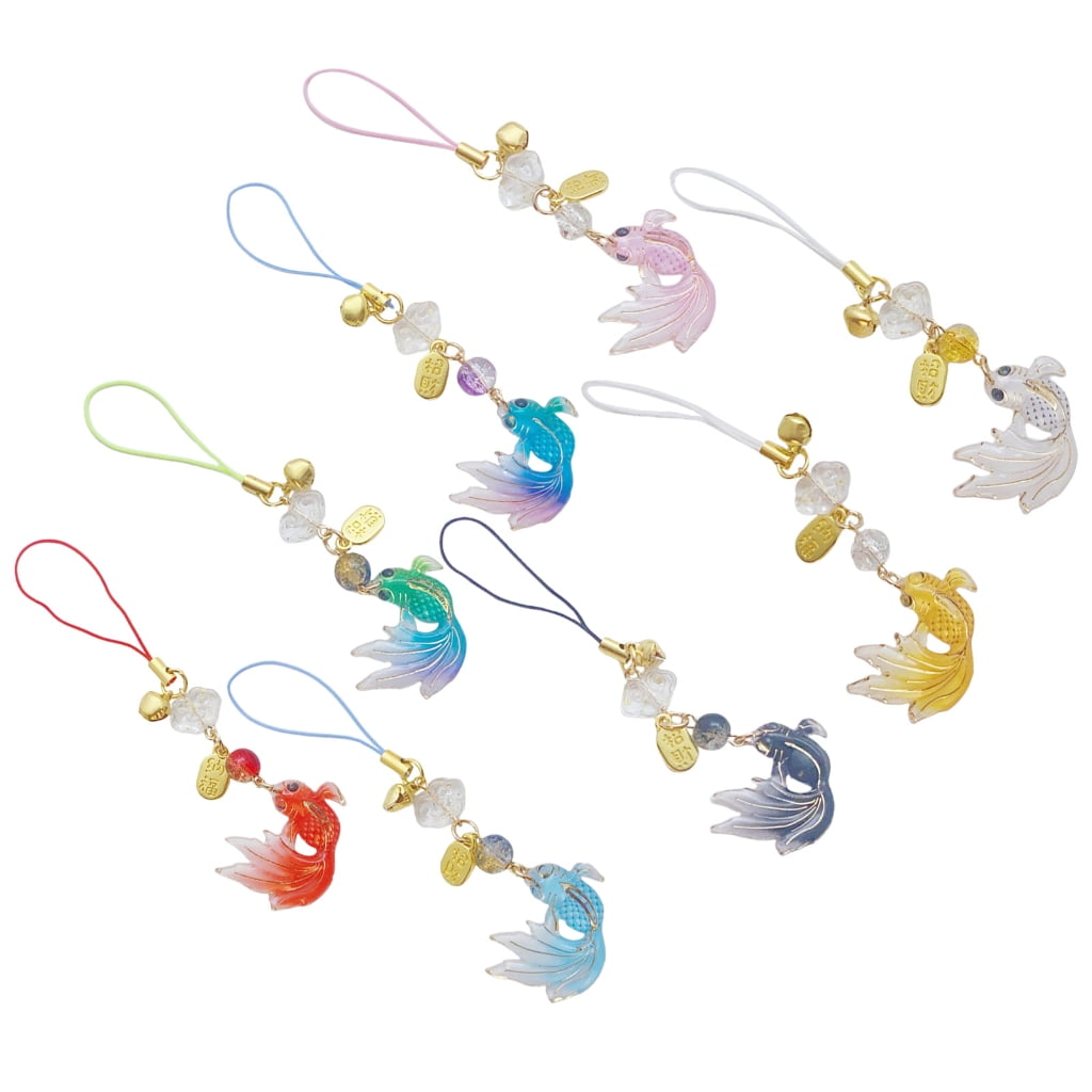 Necvior 8pcs Fish Cellphone Accessories Crafted from Sturdy Materials ...
