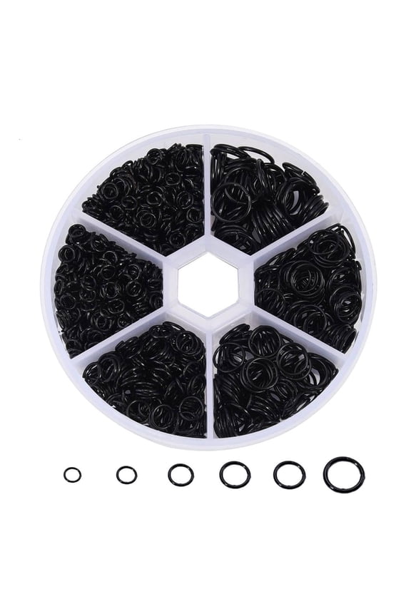 970pcs Small Open Split Rings Metal Keychain Split Rings Jewelry Making Supplies