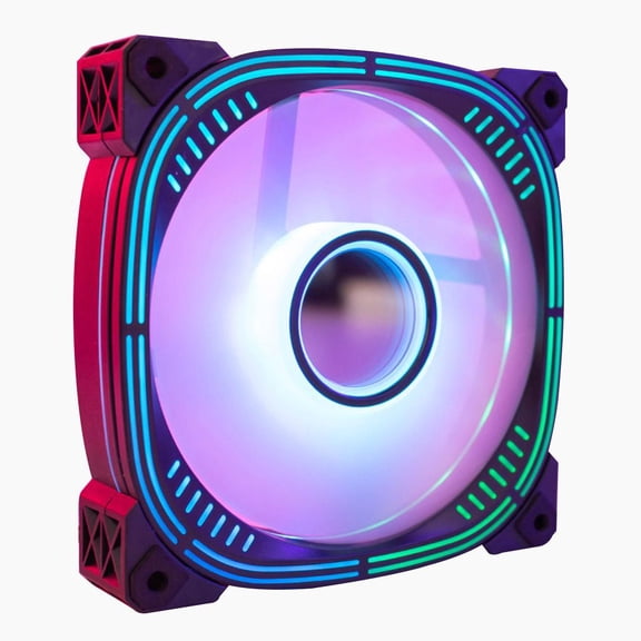 Necvior ARGB LED 120mm for Case Fan,Quiet Edition High Airflow Adjustable Color LED for