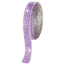 Necvior Adhesive Rhinestones Ribbon Sparkling Rhinestones Ribbon 9mmX1Yard Crystal Ribbon Roll for Craft Wedding Cake Decoration