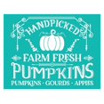 thumbnail image 1 of Necvior Adhesive Silkscreen Stencils DIY Handpicked Pumpkin Mesh-Screen Printing Stencil, 1 of 7