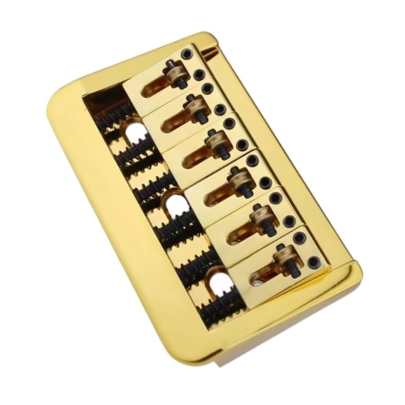 Necvior Adjustable 6 String Electric Guitar Bridge 10.5mm String Spacing for Enhanced Playability and Precise Tuning Stability