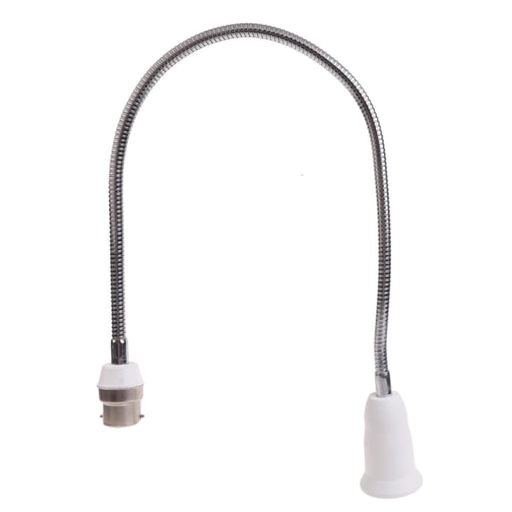 Necvior Adjustable B22 to E27 Extended Light Holder Stand LED Light Socket Extender