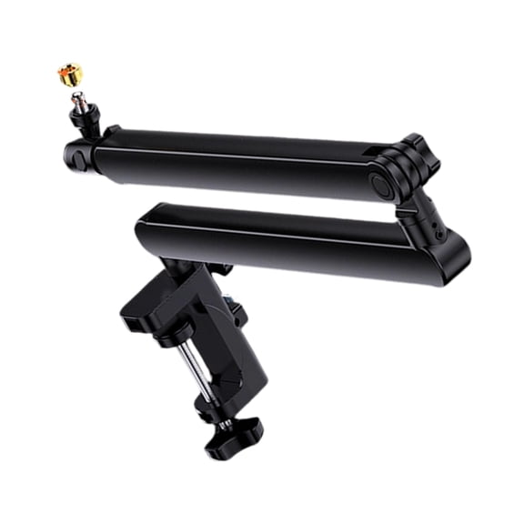 Necvior Adjustable Microphone Boom Arm Stand Heavy Duty Clamp Cable Management Feature