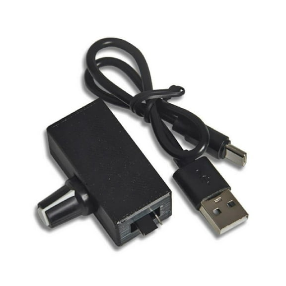 Necvior Adjustable PC Cooling Fan Speed Controller, USB to 4Pin Adapter Cable, DC5V to 12V Power Converters with 2/3 Way Splitter