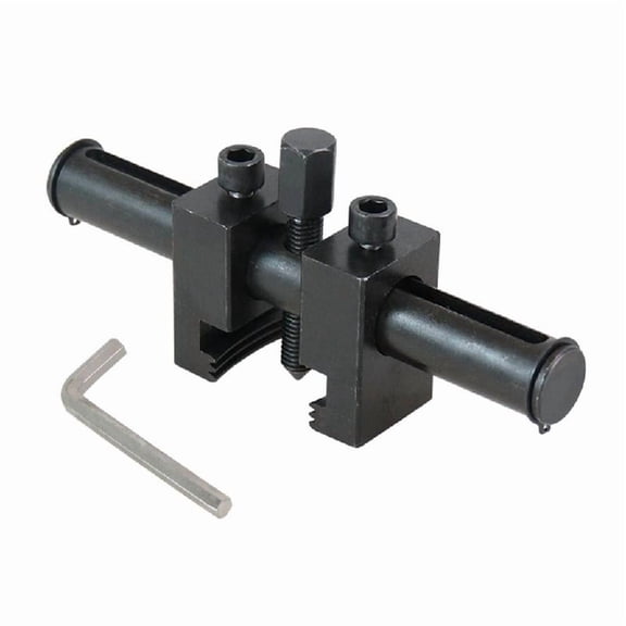 Necvior Adjustable Pulley Removal Tool Engine Crankshaft Puller Tool with Wrench Power Steering Pump Pulley Removal Tool