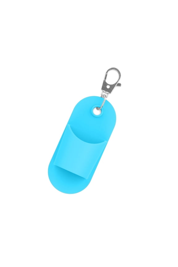 Adjustable Rubber Lip Balm Holder Keychain Multipurpose Cosmetic Clip Women