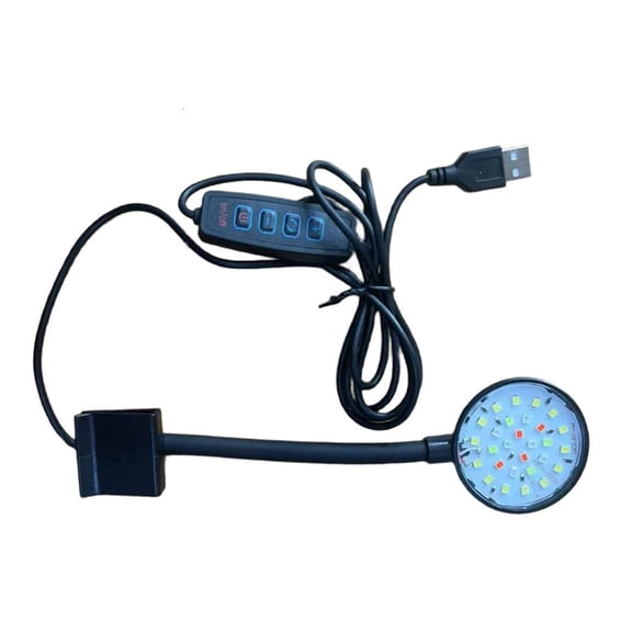 Necvior Adjusting Brightness Lamp Aquariums Clipon Led Light For Corals Marine Fishtanks