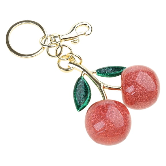 Necvior Adorable Cherry Fashion Key Chain Stylish Keyrings Jewelry for Car Keys or Bags